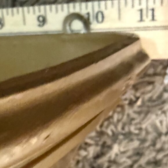 Hollywood Regency Wall Sconce Vintage Gold Tone Pocket Ornate Floral Mid Century - Picture 10 of 14